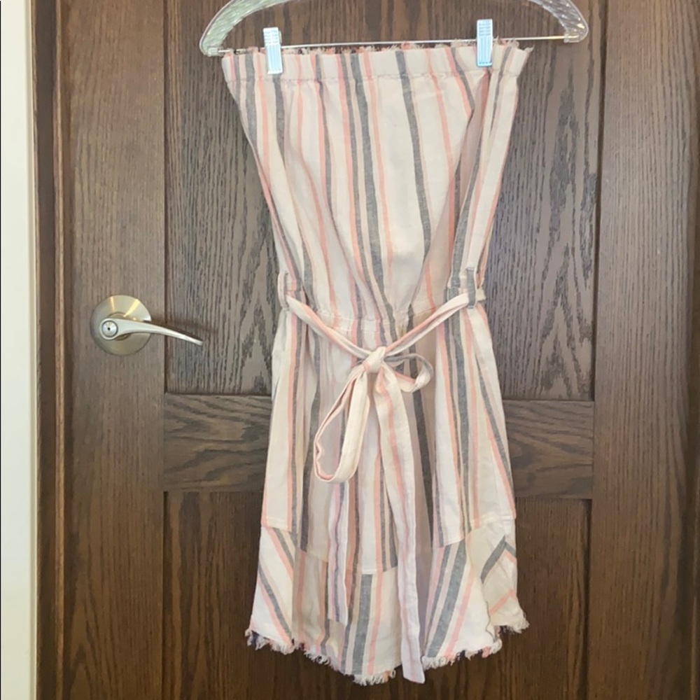 Strapless dress